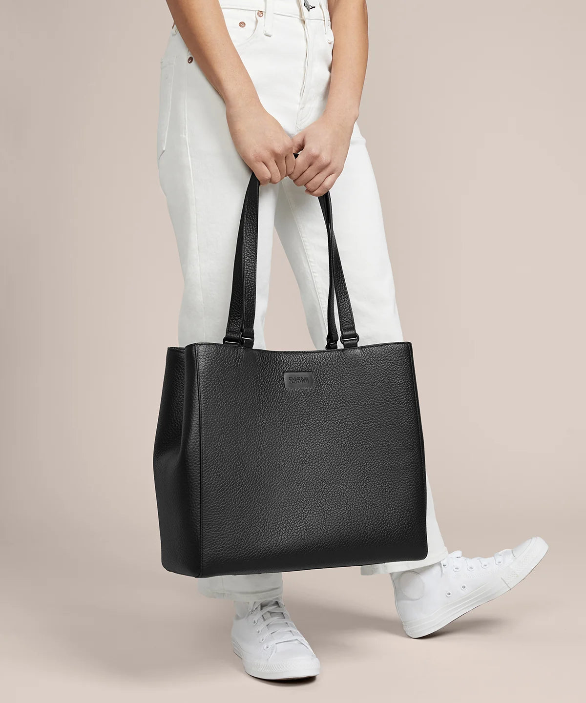 Allyn Tote in Onyx, Medium