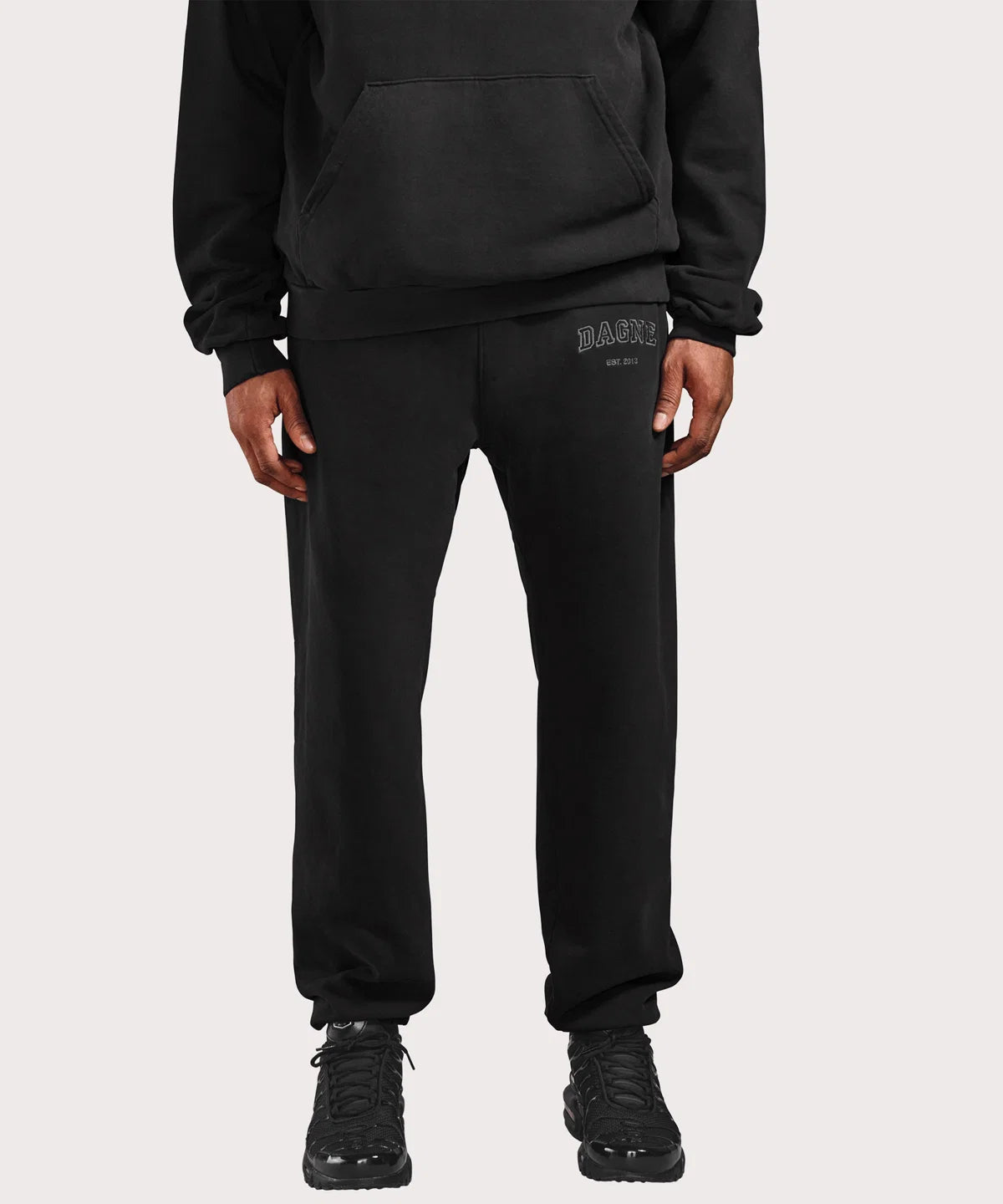 Varsity Logo Sweatpants in Onyx, XL