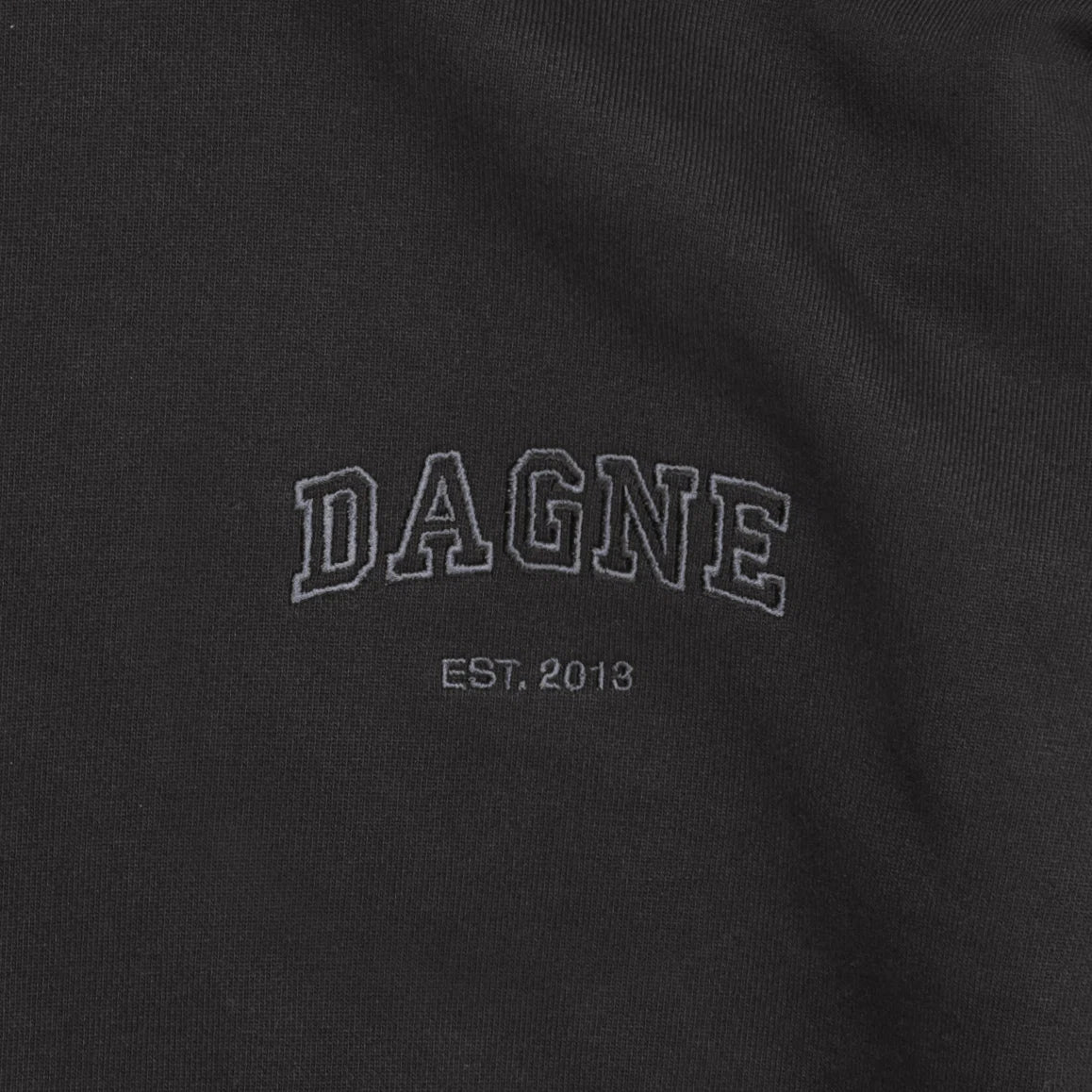 Varsity Logo Hoodie in Onyx, 2X