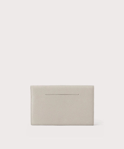 Accordion Travel Wallet in Bone