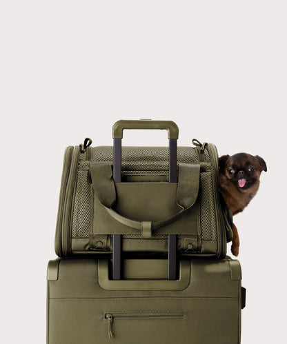 Kyoto Pet Carrier in Dark Moss, Small