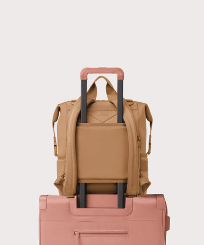 Indi Diaper Backpack in Camel, Large