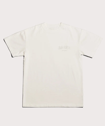 Varsity Logo T-shirt in Moonbeam, 2X