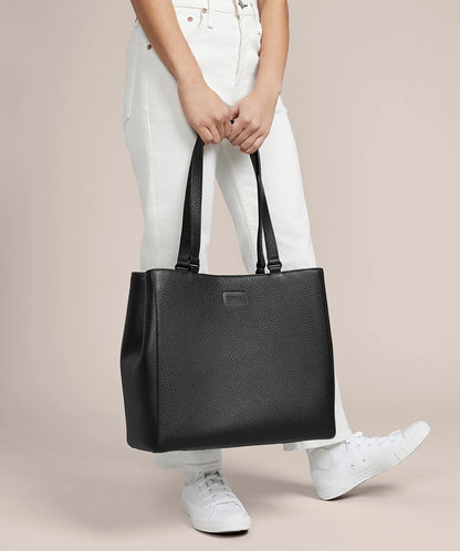 Allyn Tote in Onyx, Medium