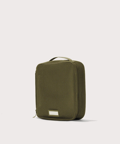 Roma Packing Cube in Dark Moss Air Mesh, Large