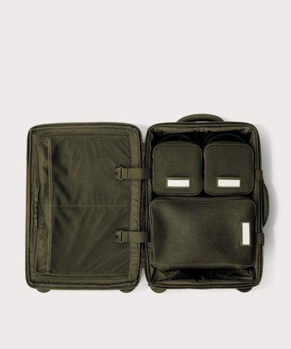 Roma Packing Cube in Dark Moss Air Mesh, Small