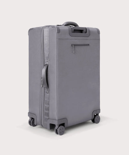 Sydney Checked Luggage in Ash, Larger - 28.5 inch