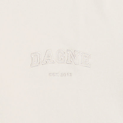 Varsity Logo T-shirt in Moonbeam, Large