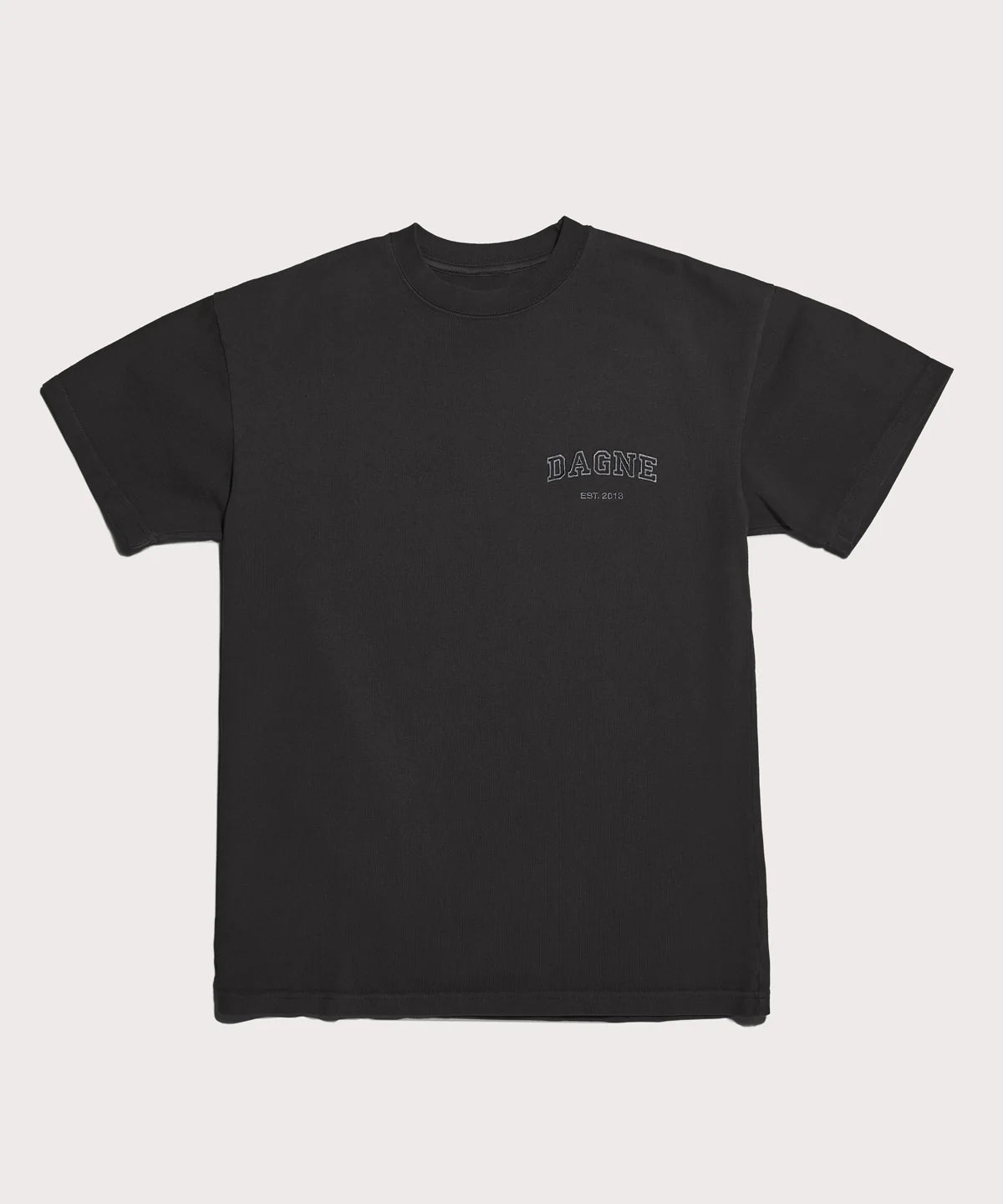 Varsity Logo T-shirt in Onyx, 4X
