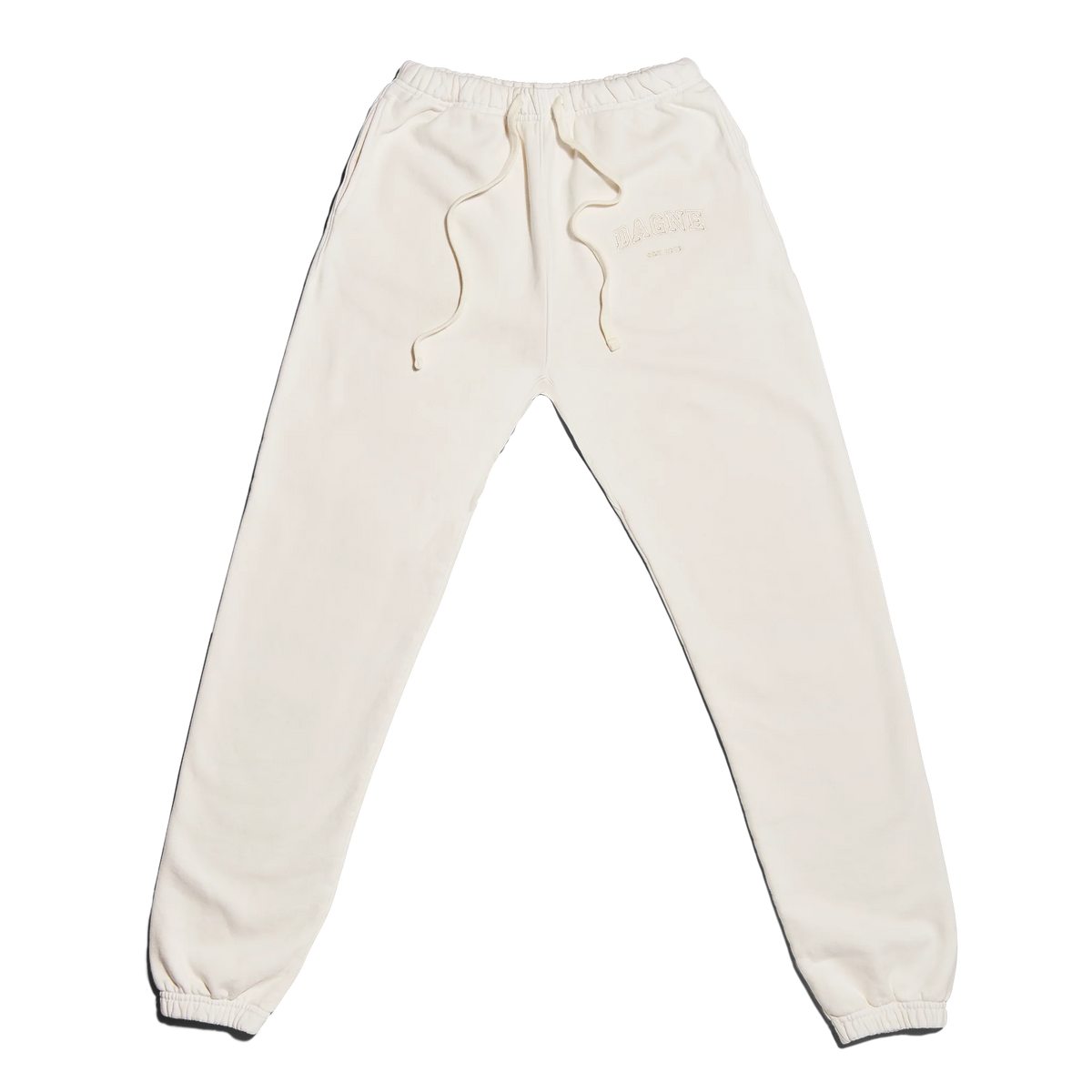 Varsity Logo Sweatpants in Moonbeam, Large