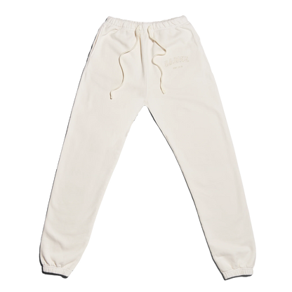 Varsity Logo Sweatpants in Moonbeam, Large