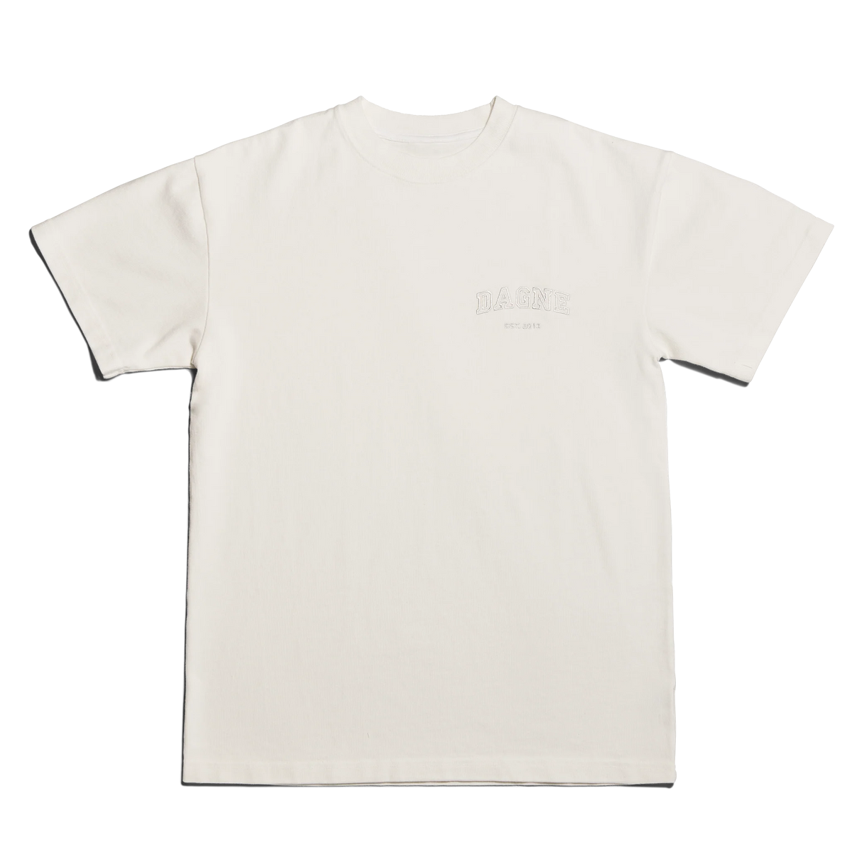 Varsity Logo T-shirt in Moonbeam, 4X