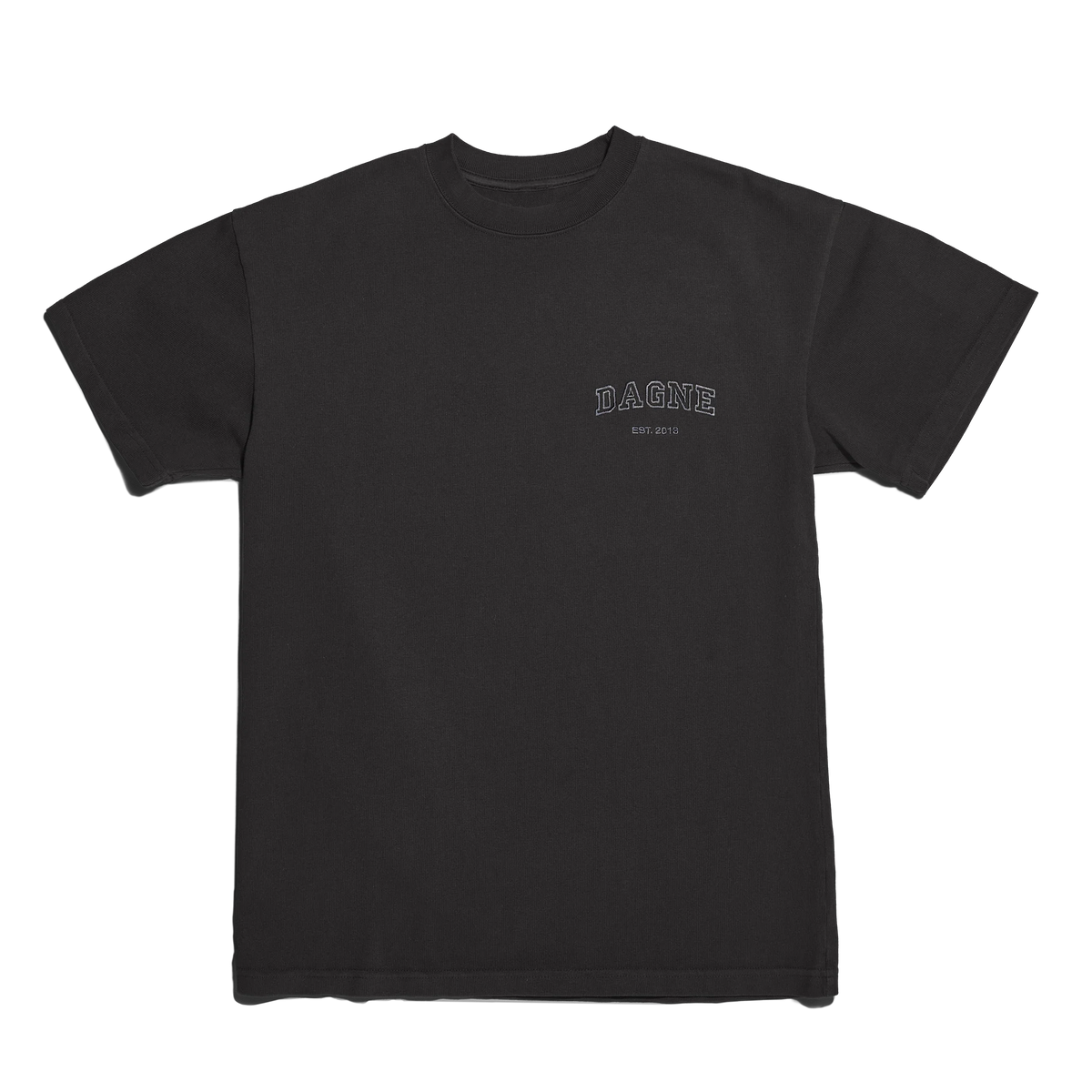 Varsity Logo T-shirt in Onyx, 4X