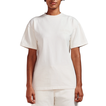 Varsity Logo T-shirt in Moonbeam, 4X