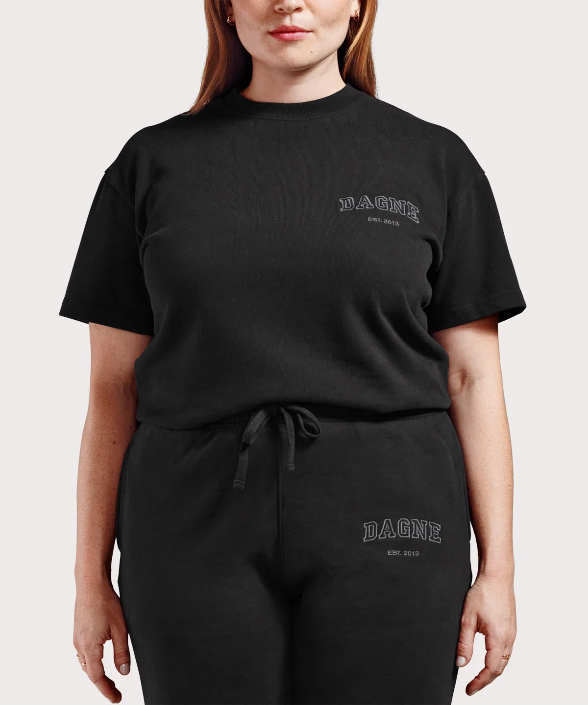 Varsity Logo T-shirt in Onyx, Large