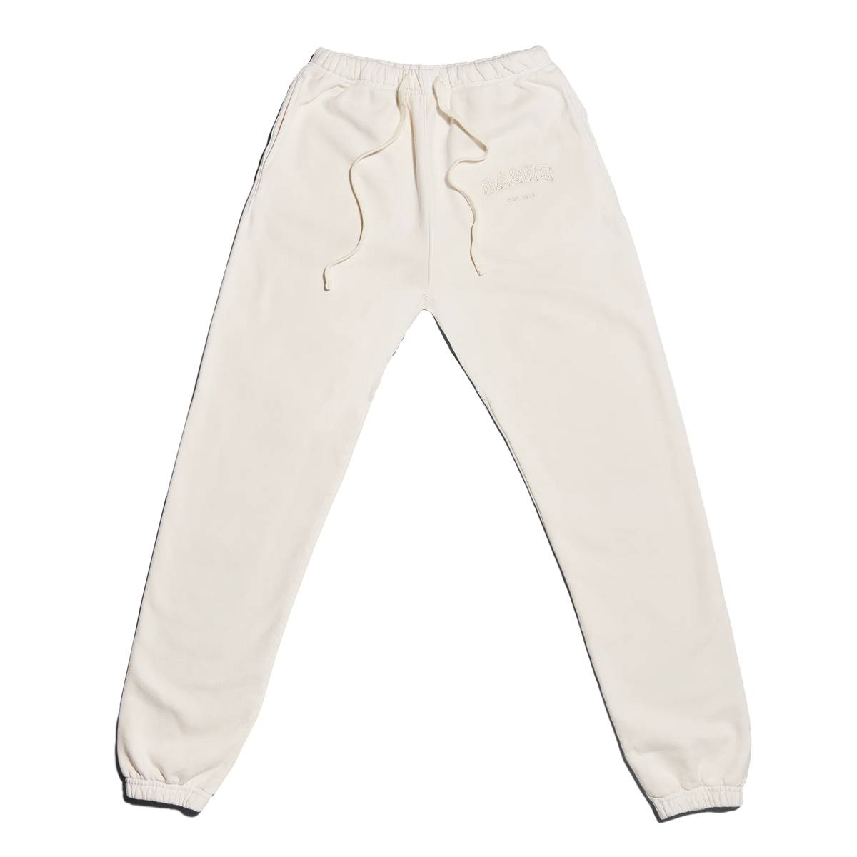 Varsity Logo Sweatpants in Moonbeam, Large