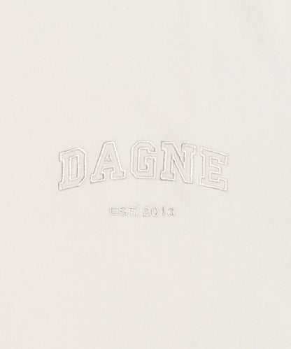 Varsity Logo T-shirt in Moonbeam, 4X
