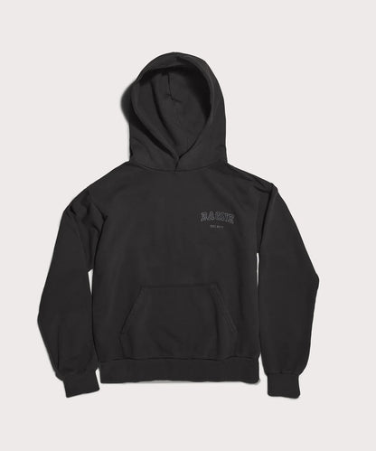 Varsity Logo Hoodie in Onyx, 2X