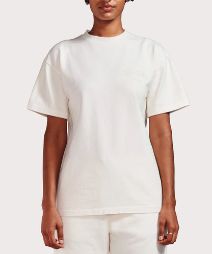 Varsity Logo T-shirt in Moonbeam, 4X