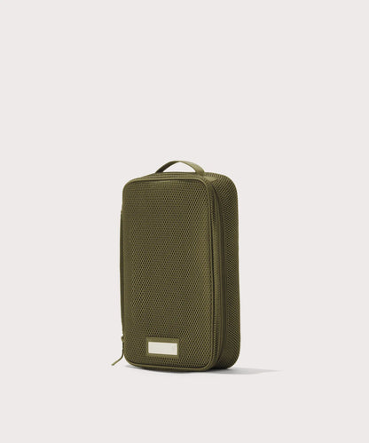 Roma Packing Cube in Dark Moss Air Mesh, Medium