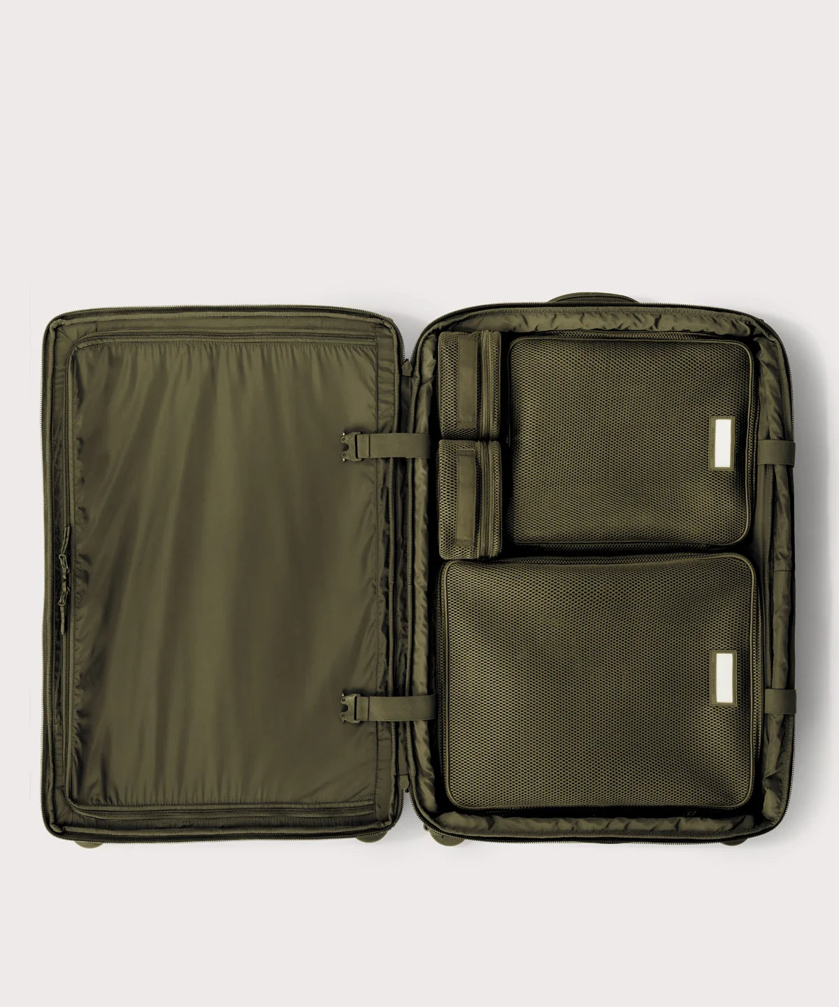 Roma Packing Cube in Dark Moss Air Mesh, Large