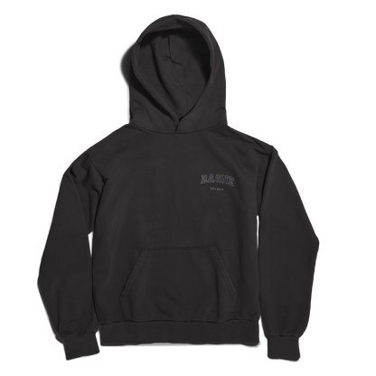 Varsity Logo Hoodie in Onyx, 4X